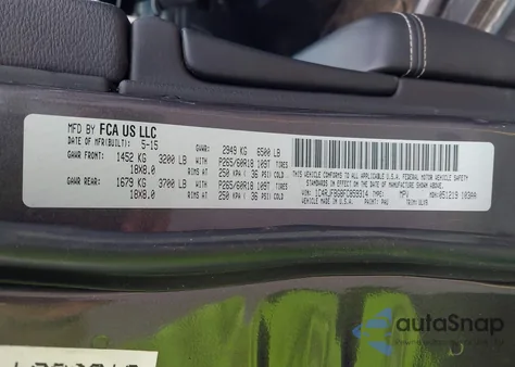 2015 Jeep Grand Cherokee Limited from USA, damaged, VIN 1C4RJFBG8FC859314